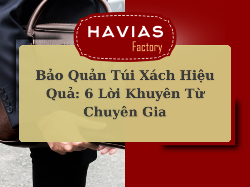 Bảo Quản Túi Xách Hiệu Quả: 6 Lời Khuyên Từ Chuyên Gia