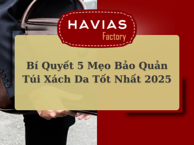 Bí Quyết 5 Mẹo Bảo Quản Túi Xách Da Tốt Nhất 2025