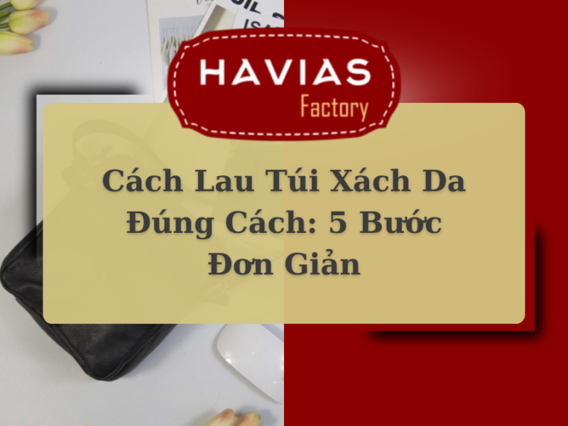 Cách Lau Túi Xách Da Đúng Cách: 5 Bước Đơn Giản