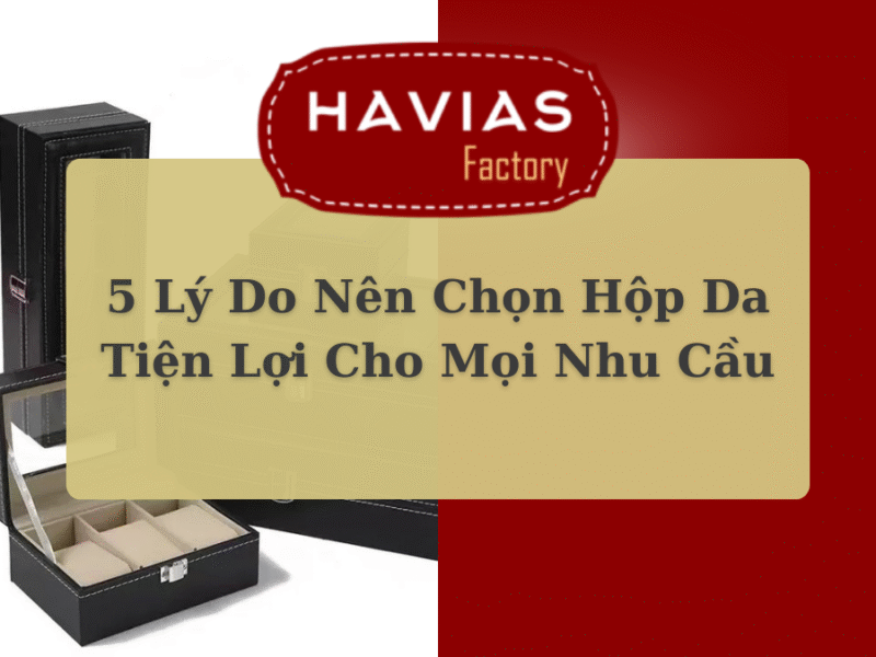 5 Lý Do Nên Chọn Hộp Da Tiện Lợi Cho Mọi Nhu Cầu