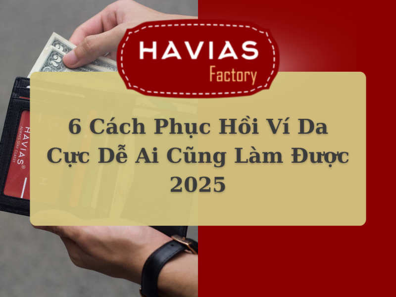 6 Cách Phục Hồi Ví Da Cực Dễ Ai Cũng Làm Được 2025