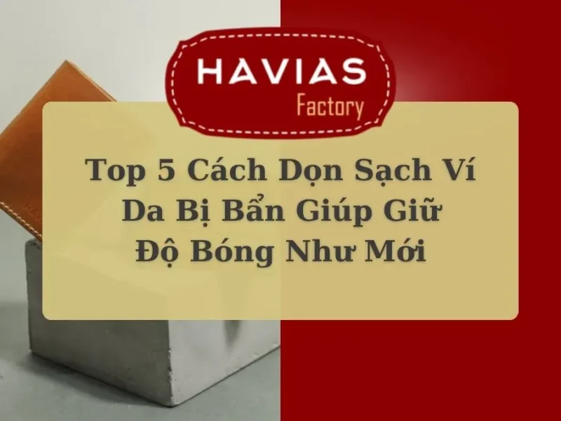 Top 5 Cách Dọn Sạch Ví Da Bị Bẩn Giúp Giữ Độ Bóng Như Mới